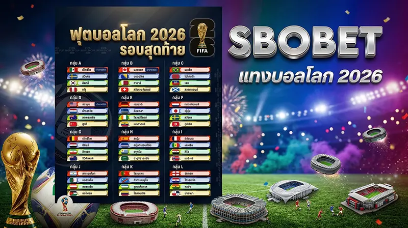 ตารางบอลโลก 2026 รอบแบ่งกลุ่ม 48 ทีม 12 กลุ่ม